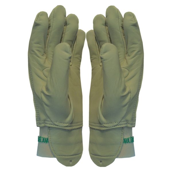 Gant de protection cuir vert grand confort travaux extérieurs