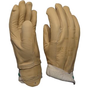 Gant de protection cuir doublé molleton 311BHFM