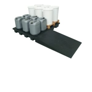 Plateforme de retention 240l Eco-conçue pour palette Europe