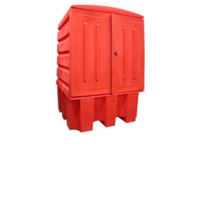 Conteneur IBC ou 4 fûts rouge1000l