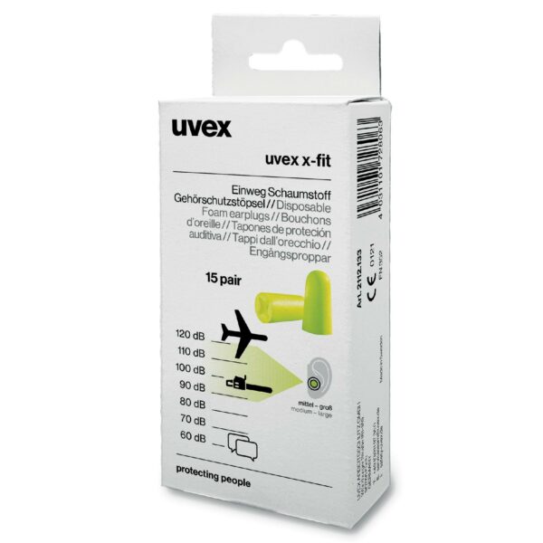 Uvex x-fit: mini distributeur 15p