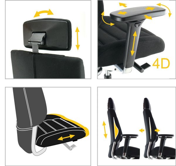Fauteuil ergonomique 24/7 AZKAR – Image 3