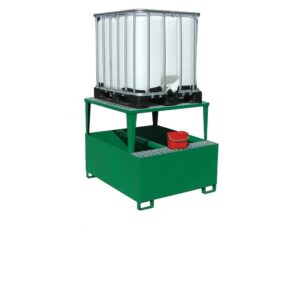 Bac de rétention cubique avec soutirage 1 cubitainer/4 fûts