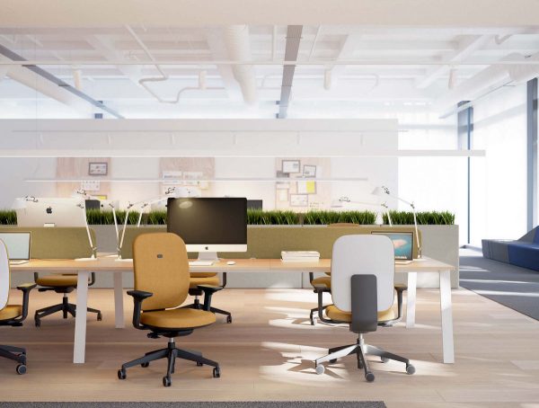 Siège de bureau ergonomique ALAIA tapissé – Image 3