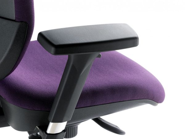 Siège de bureau ergonomique TERTIO tapissé – Image 3