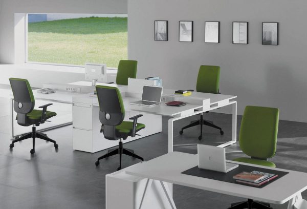 Siège de bureau ergonomique TERTIO tapissé – Image 4