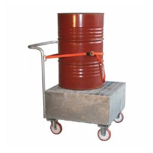 Chariot de rétention 1 fût galvanisé