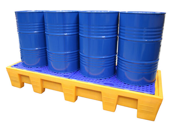 Bac de retention 4 fûts en ligne 450 litres – Image 4