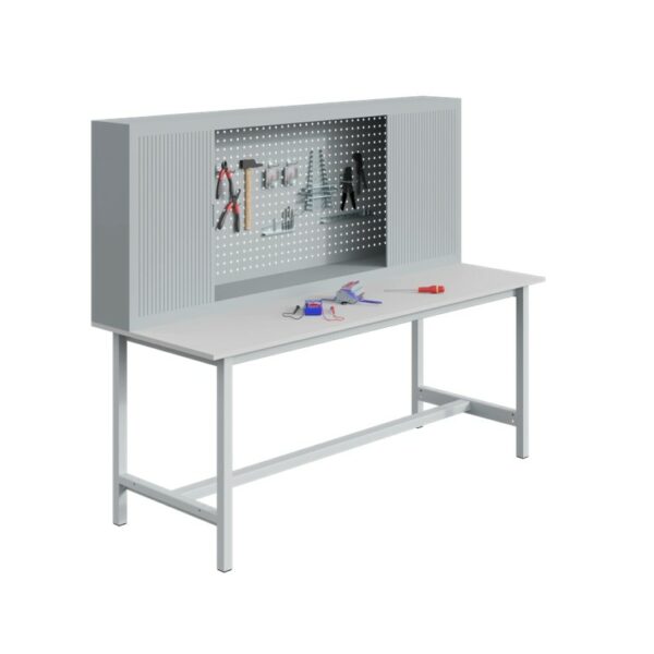 Armoire fond plans de travail à rideaux – Image 2