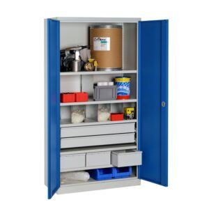 Armoire d'atelier haute 5 étagères