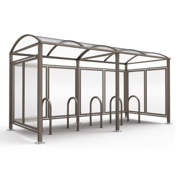 Abri à vélo Voûte "M" avec bardages polycarbonate – Image 2