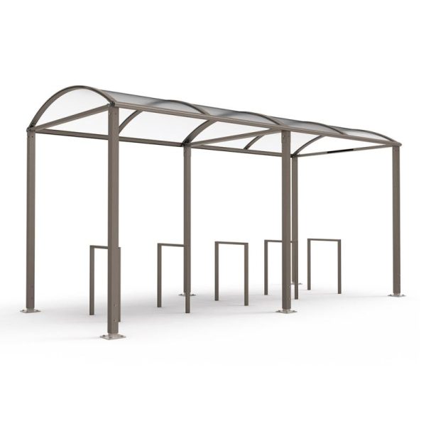 Abri à vélo Voûte "M" avec bardages polycarbonate – Image 3