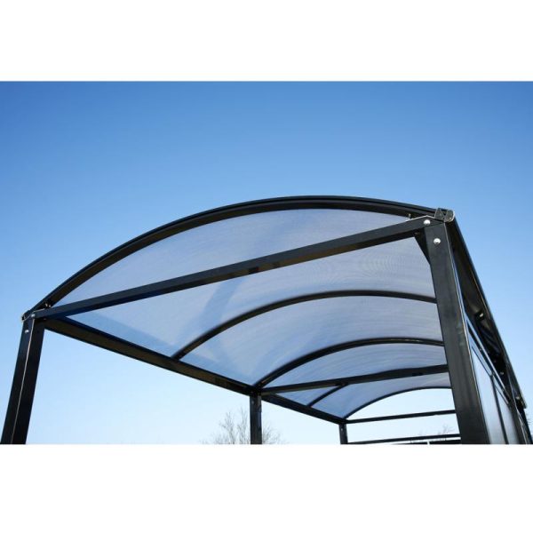 Abri à vélo Voûte "M" avec bardages polycarbonate – Image 7