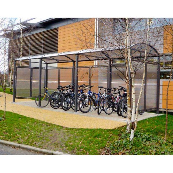 Abri à vélo Voûte "M" avec bardages polycarbonate – Image 9