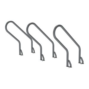 Lot de 3 arceaux vélos antivol
