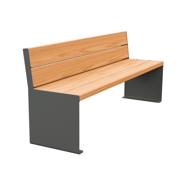 banc acier et bois kub 1