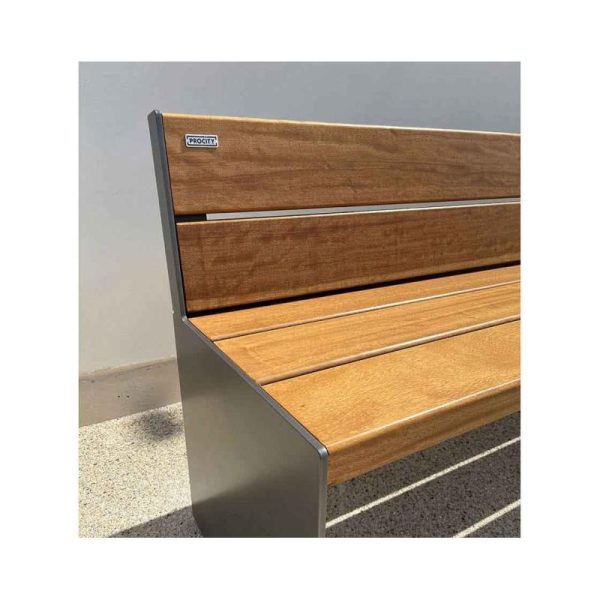 banc acier et bois kub 8