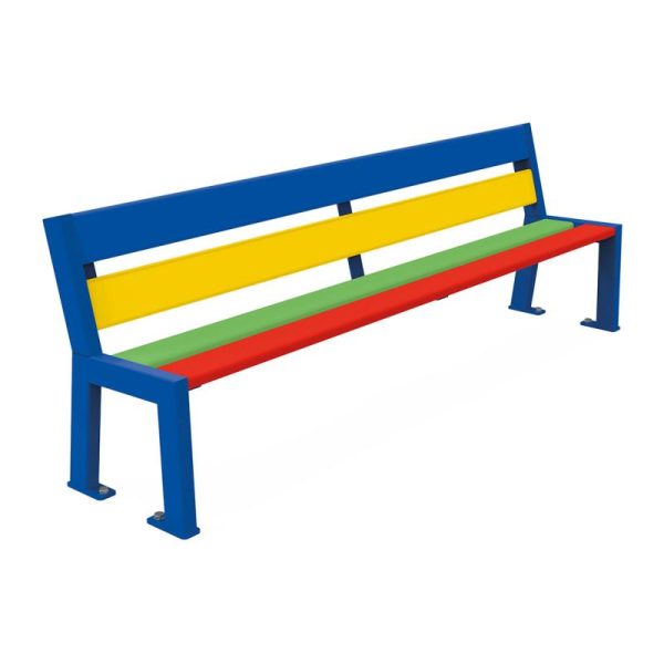banc bois et acier Silaos junior