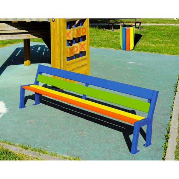 banc bois et acier Silaos junior 2