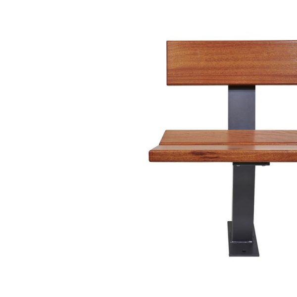 banc bois et acier pagode 4