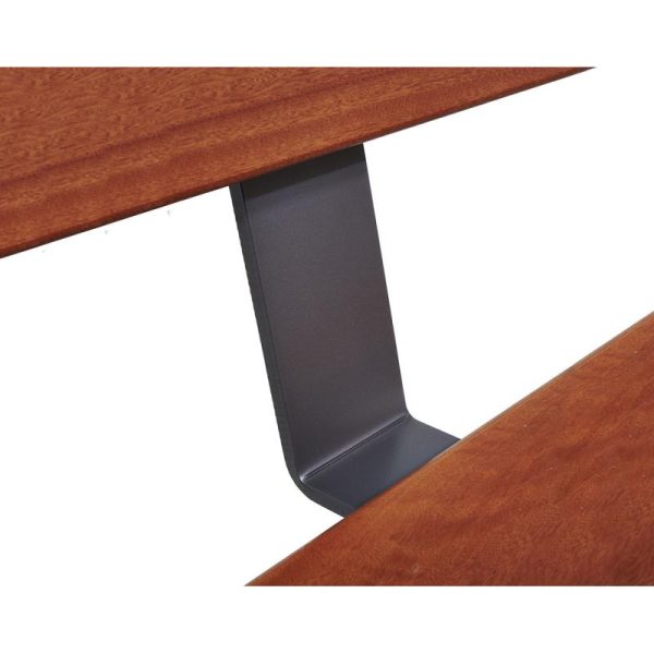 banc bois et acier pagode 5
