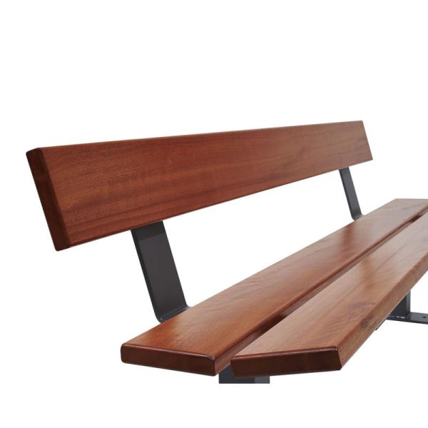 banc bois et acier pagode 7
