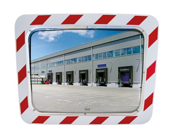 Miroir de sécurité rectangulaire exterieur Inox