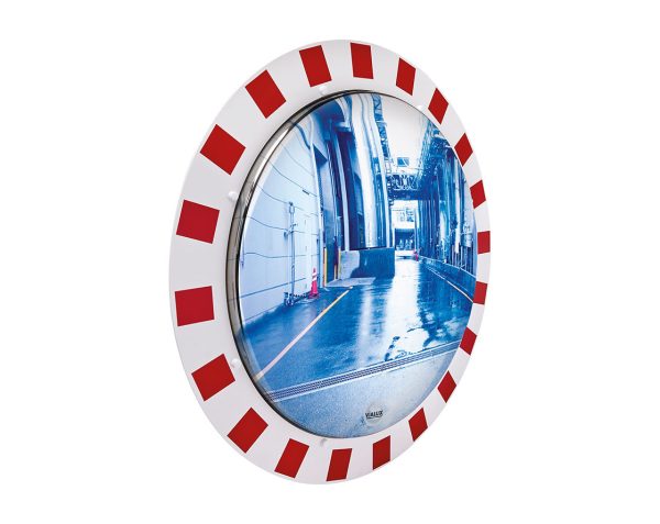 Miroir de sécurité rond extérieur inox anti givre