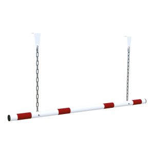 Bavette sur chaine Limiteur de hauteur portique et parking fabriqué en France