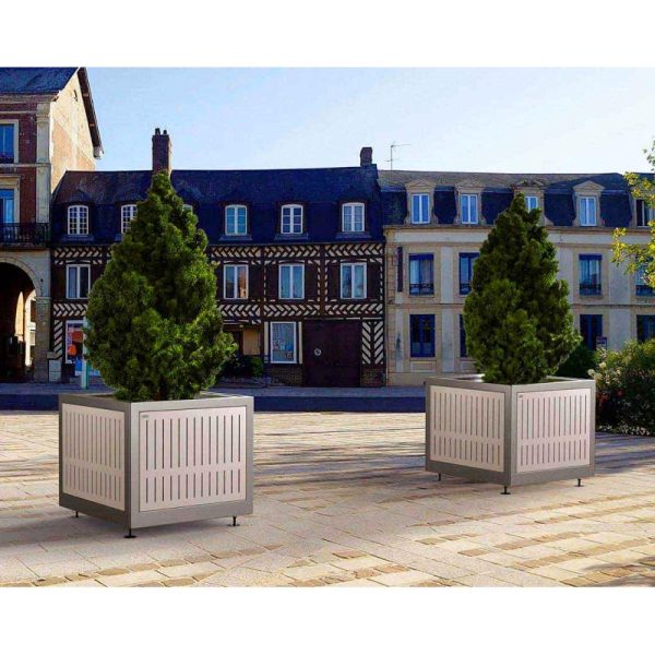 Bac pour palmier Silaos acier – Image 2