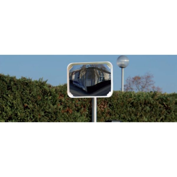 Miroir multi-usages  P.A.S rectangulaire cadre blanc – Image 2