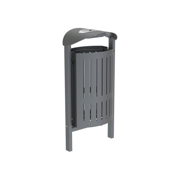 Poubelle extérieur Silaos acier 50 litres – Image 10