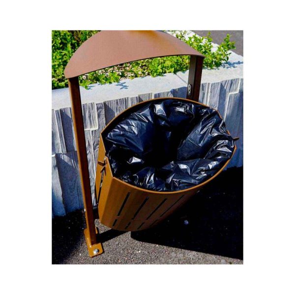 Poubelle extérieur Silaos acier 50 litres – Image 5