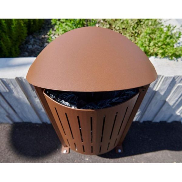 Poubelle extérieur Silaos acier 50 litres – Image 6