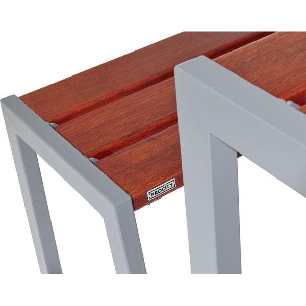 Table de pique nique Silaos acier et bois – Image 3