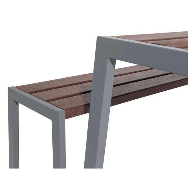 Table de pique nique Silaos acier et plastique recyclé – Image 4