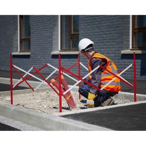 Barrière de chantier, passerelle TP, séparateur de voie