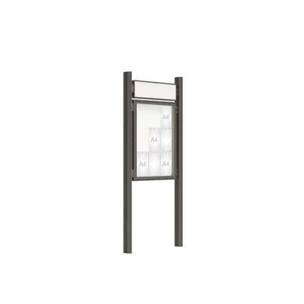 Vitrine 2000 poteaux quattro 1