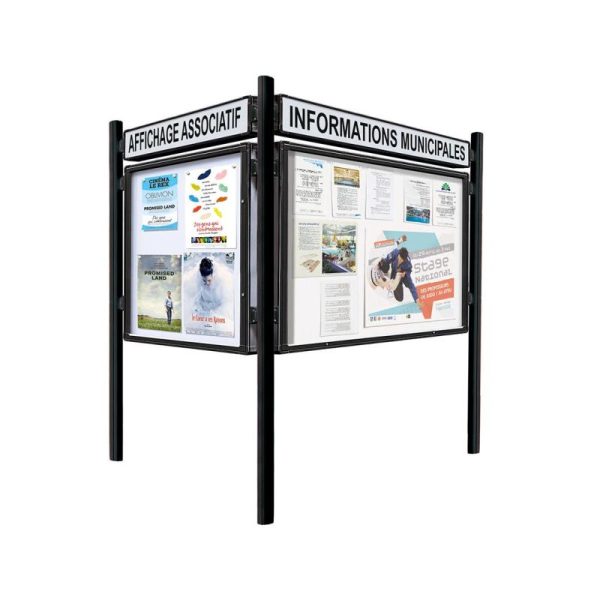 Vitrine 2000 poteaux quattro 4 2