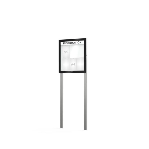 vitrine edge 54mm sur poteaux 3