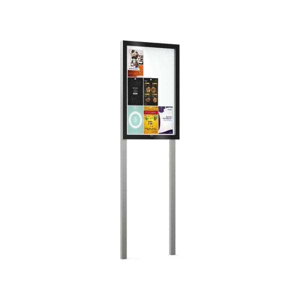 vitrine edge 54mm sur poteaux 5