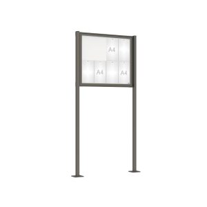 vitrine tradition sur poteaux